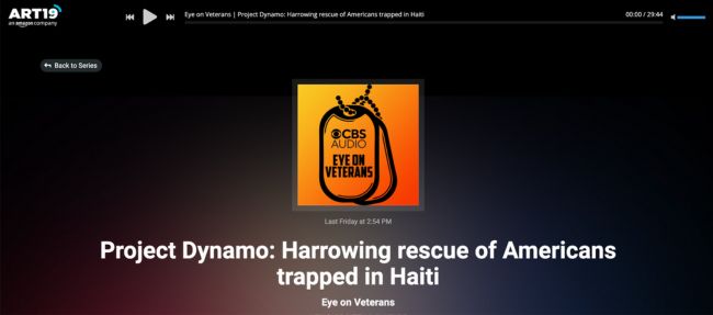 CBS- Project Dynamo: Harrowing rescue of Americans trapped in Haiti